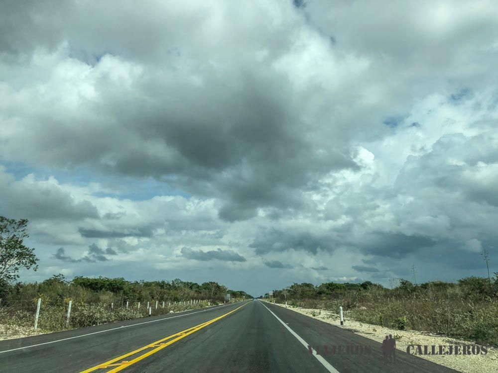 Carretera de Celestún a Mérida