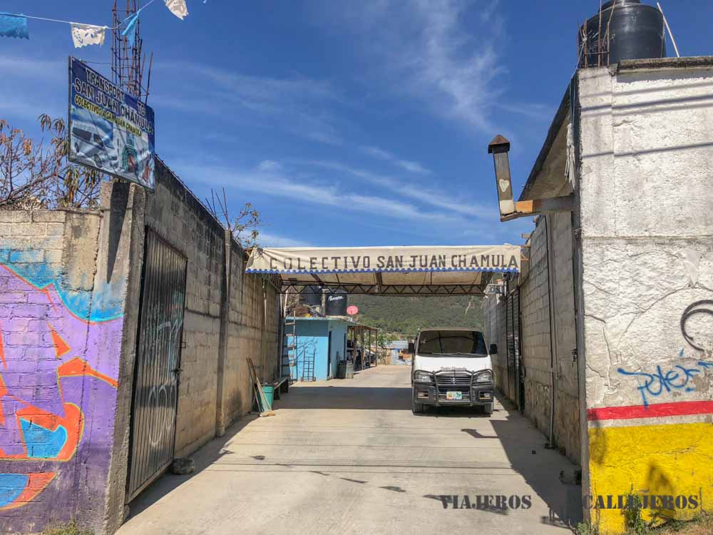 Terminal de Colectivos de San Juan Chamula en Sancris