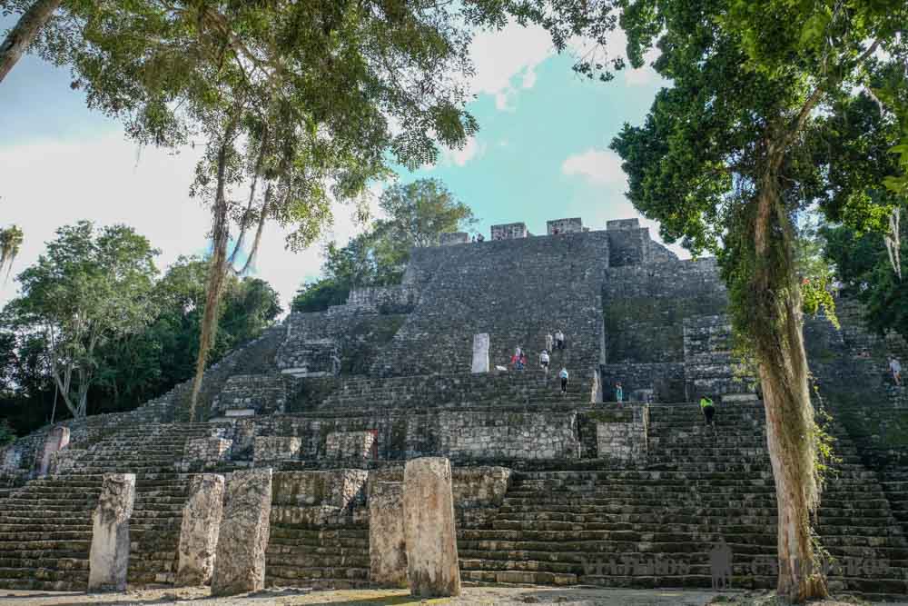 Estructura II. Visitar Calakmul en Campeche