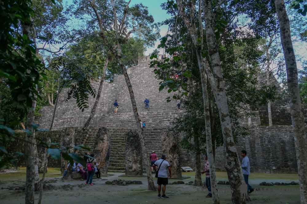 Gran Plaza. Visitar Calakmul