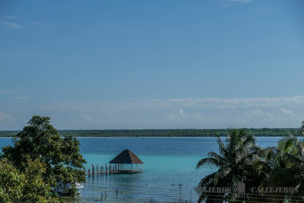 Laguna de Bacalar desde la Fortaleza de San Felipe