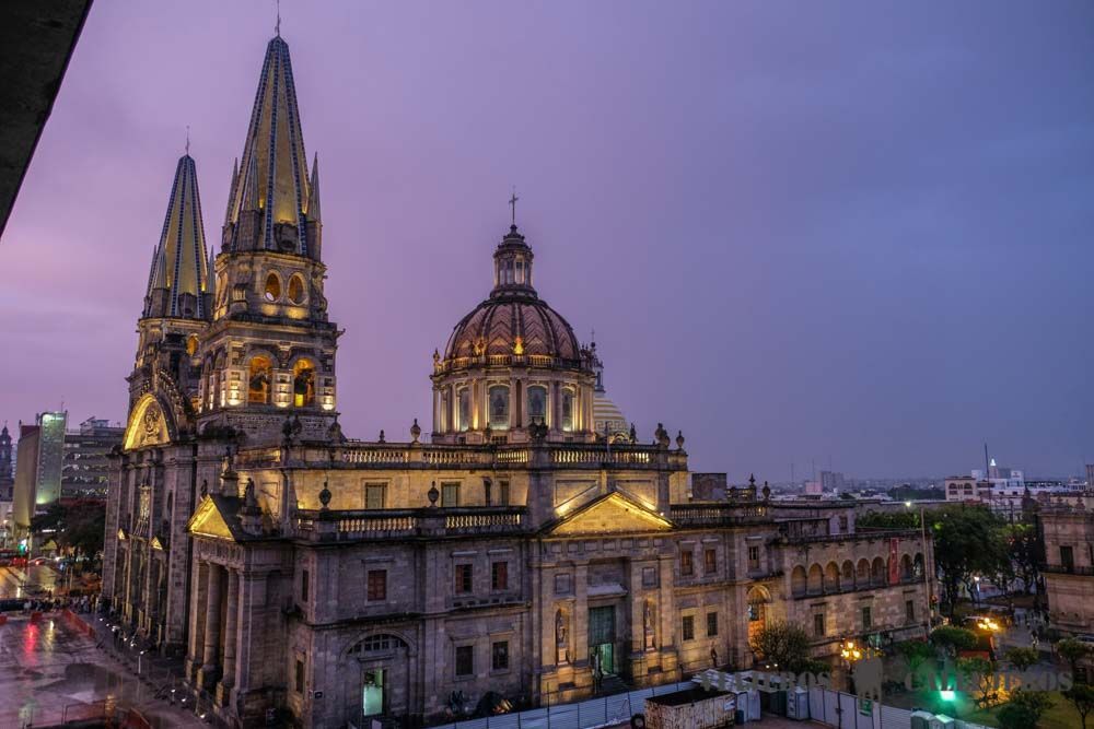 Vistas desde la terraza de nuestra habitación del One Guadalajara Centro