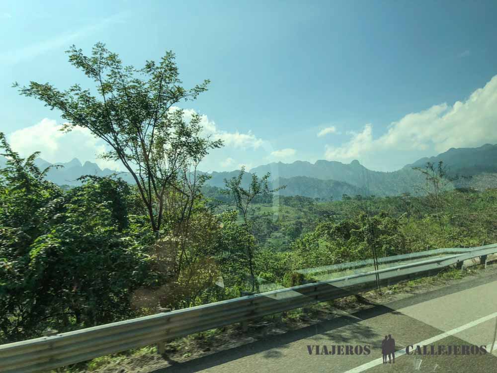 Camino a Palenque en Chiapas