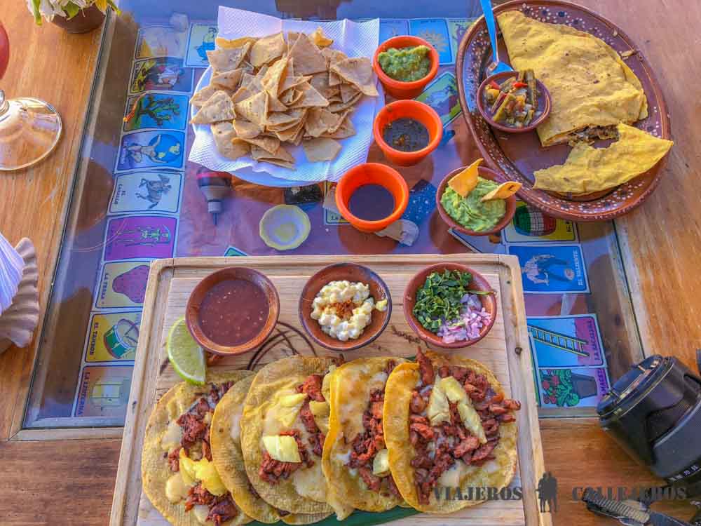 Comiendo en La Lupe. San Cristóbal de las Casas