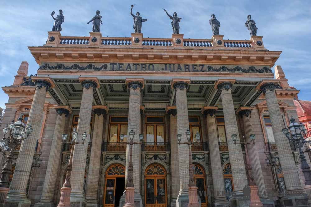 Teatro Juárez, uno de los lugares turísticos de Guanajuato imprescindibles
