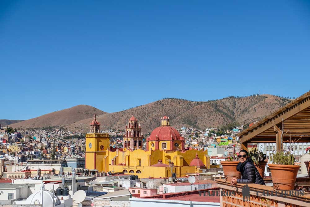 Vistas de Guanajuato desde el hotel Casa Pita