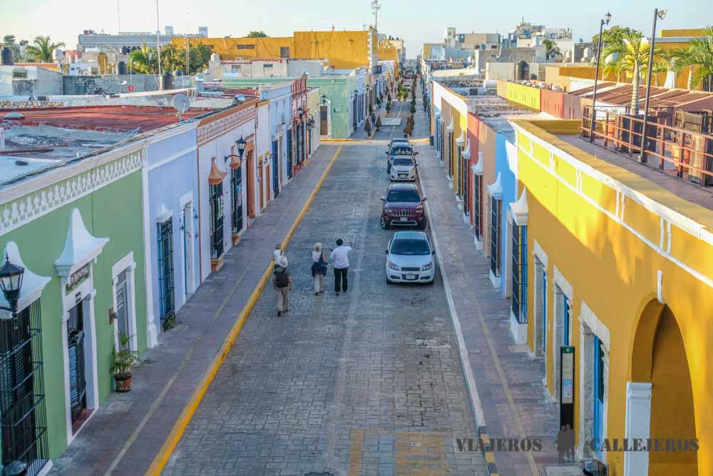 Vistas de Campeche desde el Baluarte