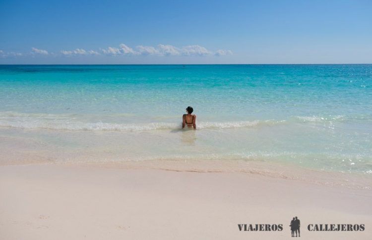 Playa Xpuha, una de las paradas de la ruta por Riviera Maya en coche