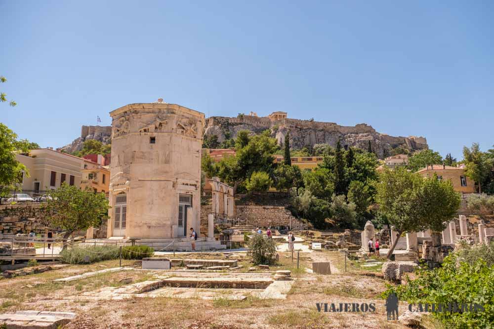 Torre de los Vientos en el Ágora Romana