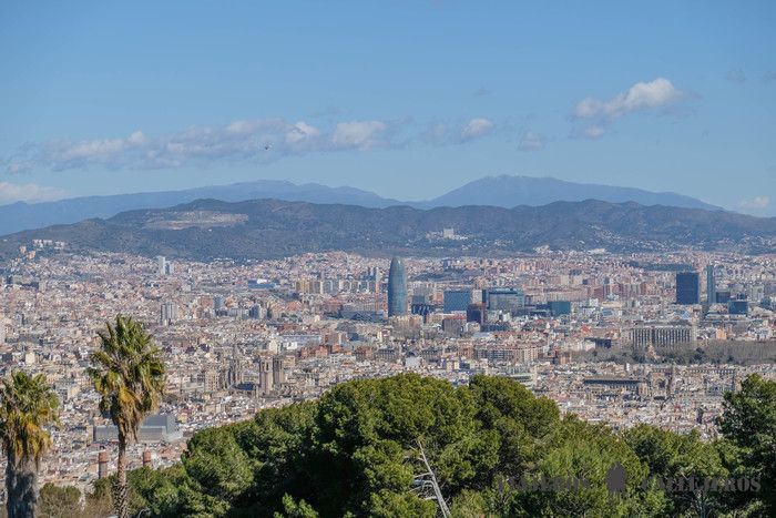 Vistas desde el Castillo de Montjuïc
