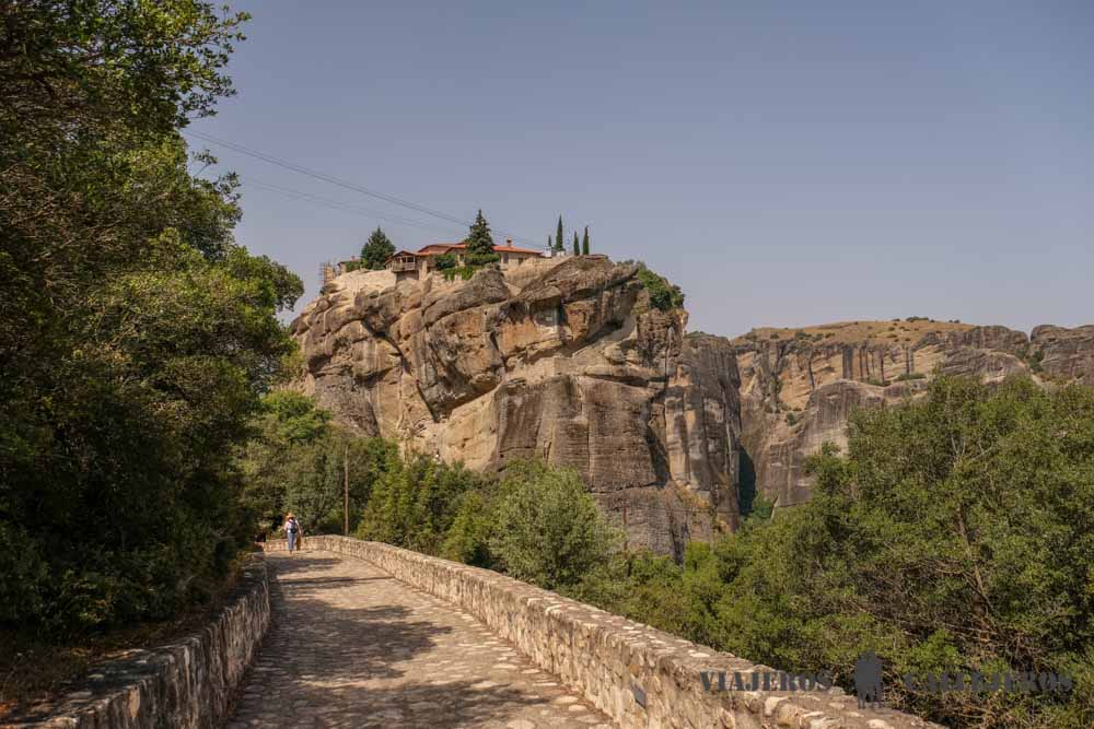 Acceso a uno de los Monasterios de Meteora