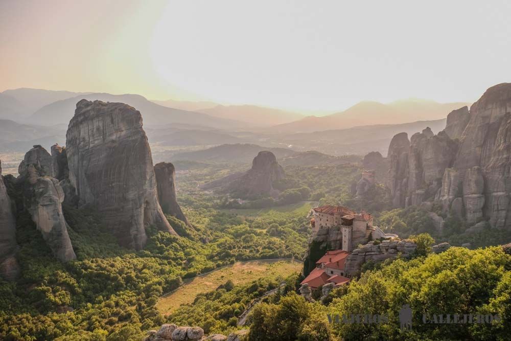 Atardecer inolvidable en los Monasterios de Meteora