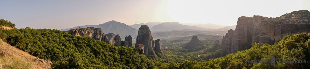 Panorámica Monasterios de Meteora