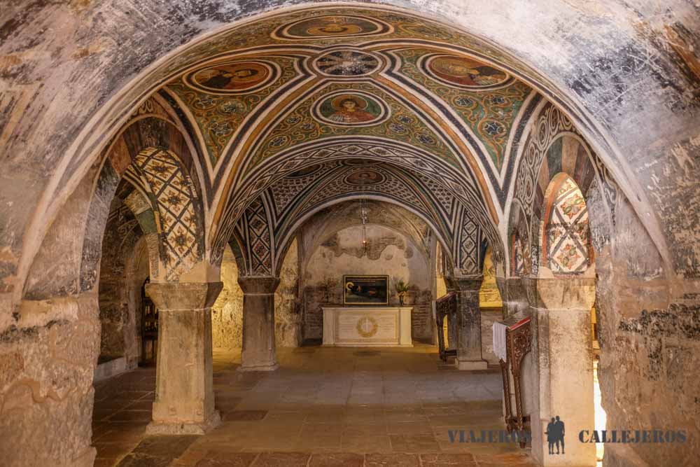 Interior Agios Loukas en el Monasterio Hosios Loukas