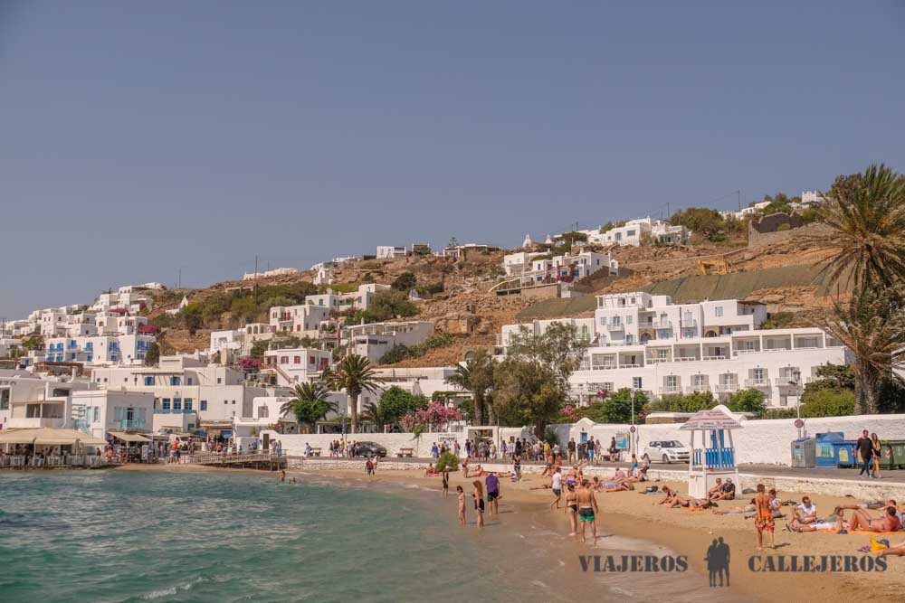 Ornos, otra opción dónde buscar hotel en Mykonos