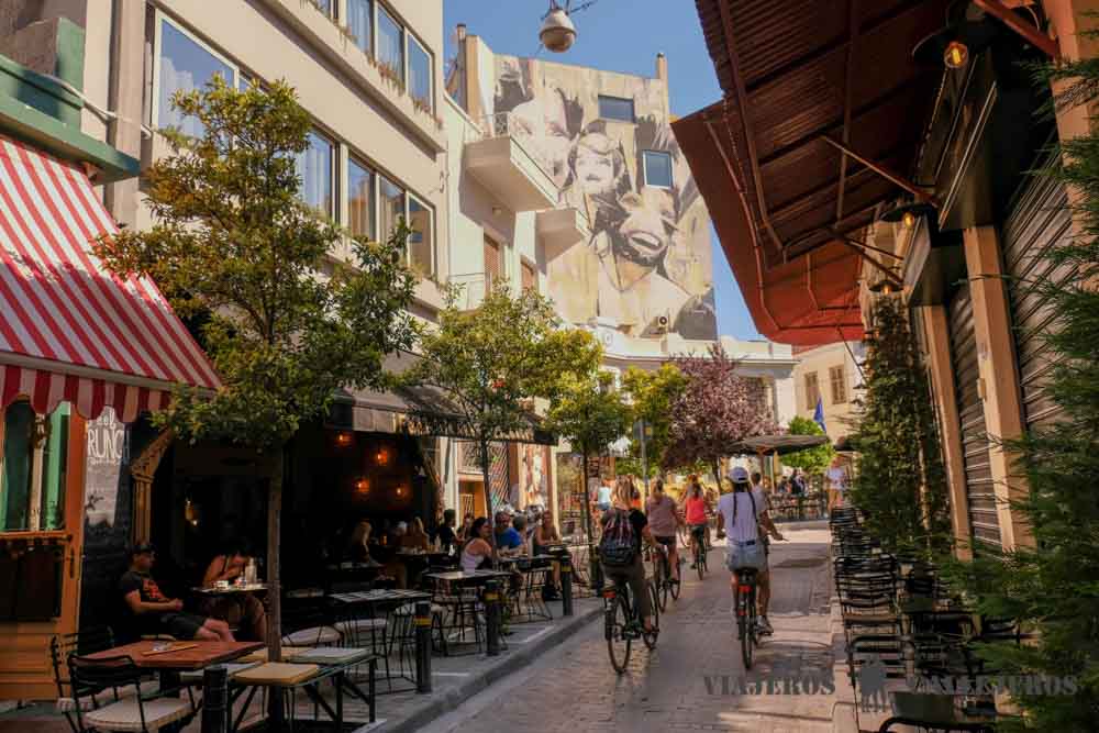Barrio Psiri en Atenas