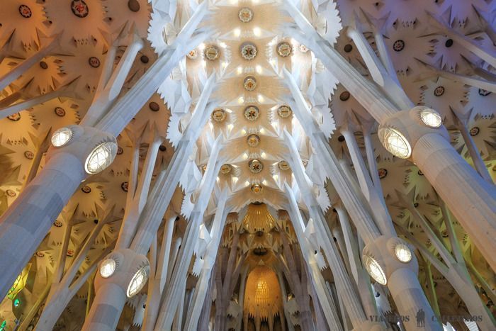 Interior de la Sagrada Familia