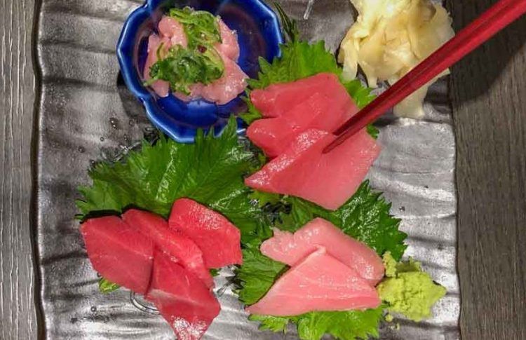 Sashimi. Comida japonesa
