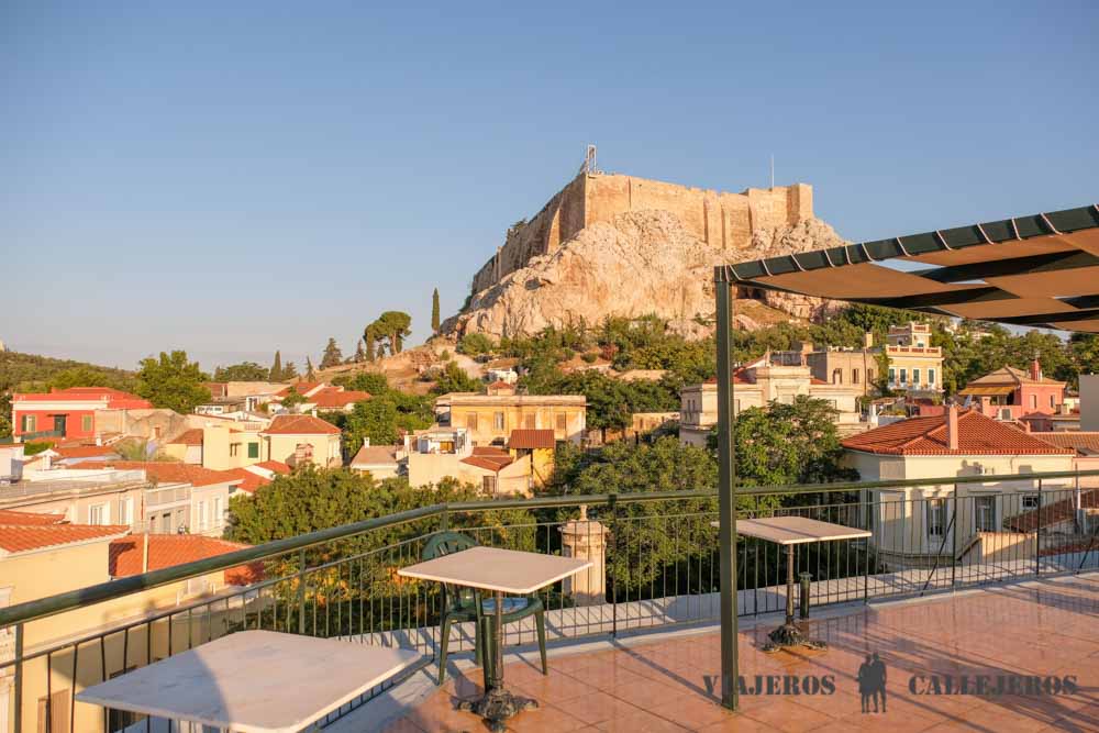 Terraza del hotel Phaedra