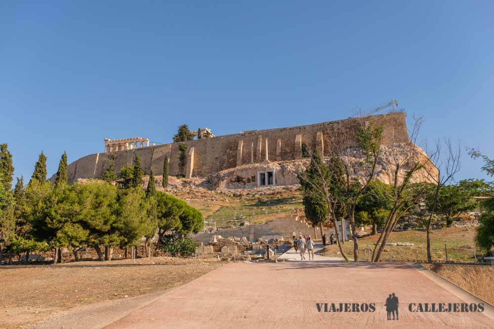 Entrada a la Acrópolis de Atenas