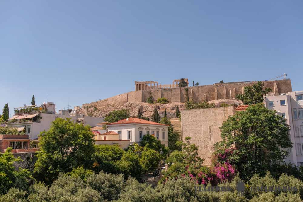 Vistas de la Acrópolis desde el Museo