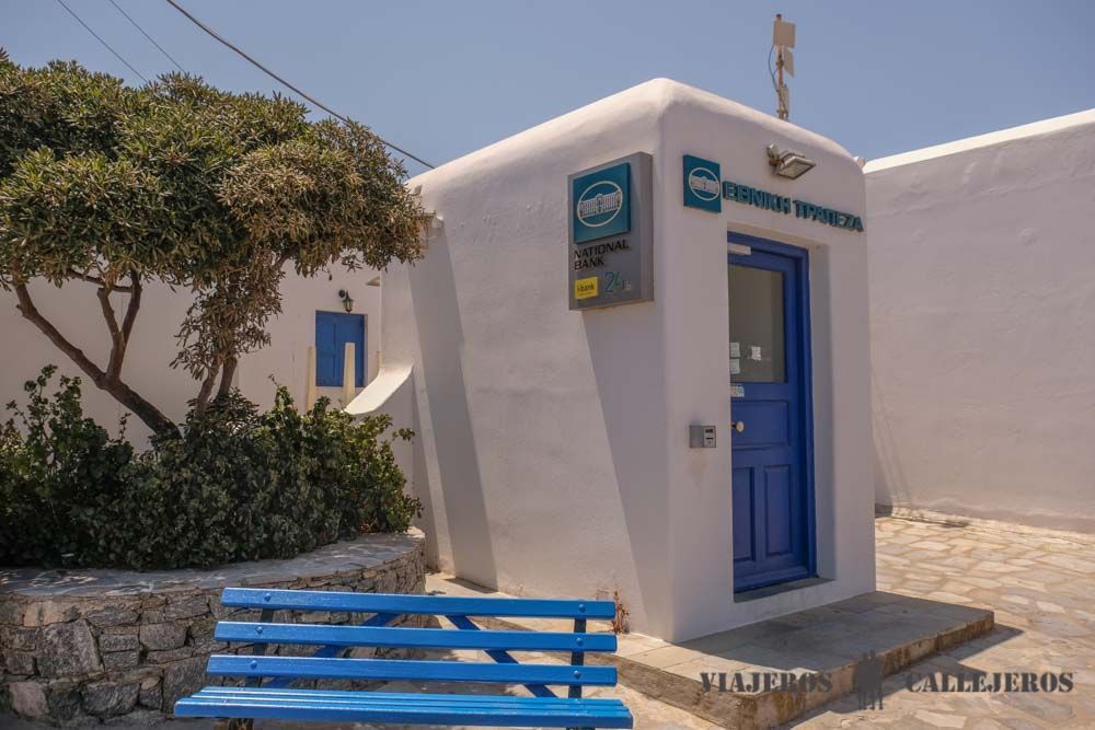 Cajero en Mykonos