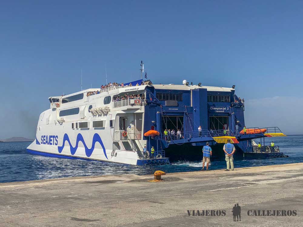 Ferry de Mykonos a Naxos