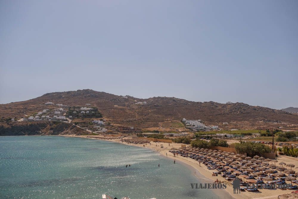 Playa Kalo Livadi en Mykonos