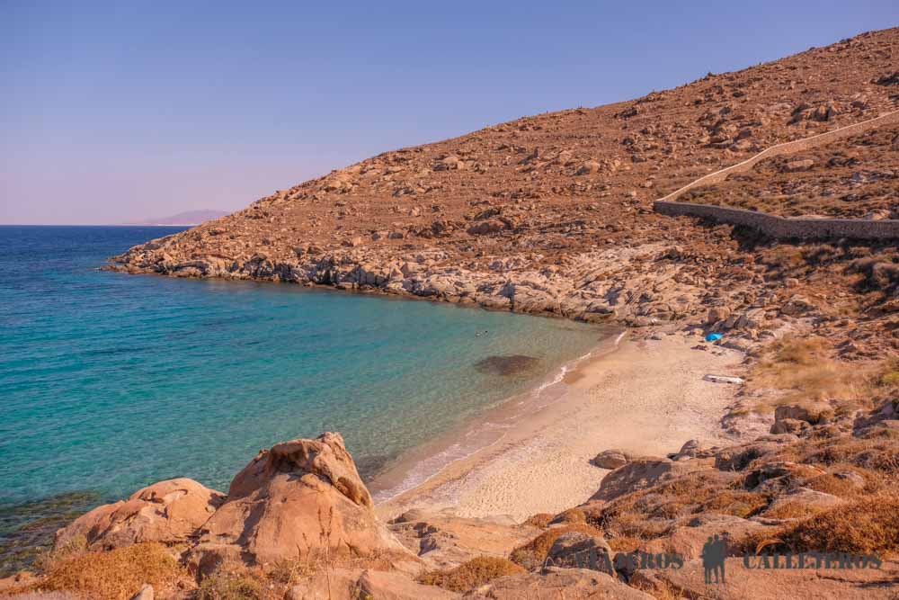Playa Kapari en Mykonos