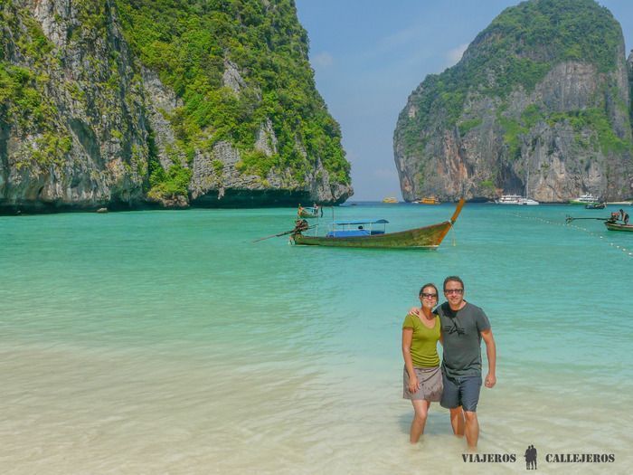 Maya Bay en las Islas Phi Phi hace 15 años