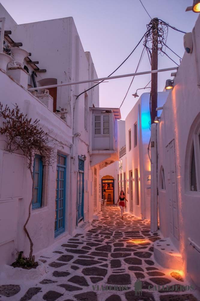 Noche en Mykonos
