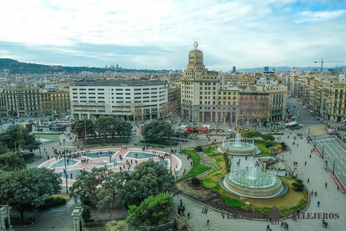 Plaza Catalunya desde El Corte Inglés
