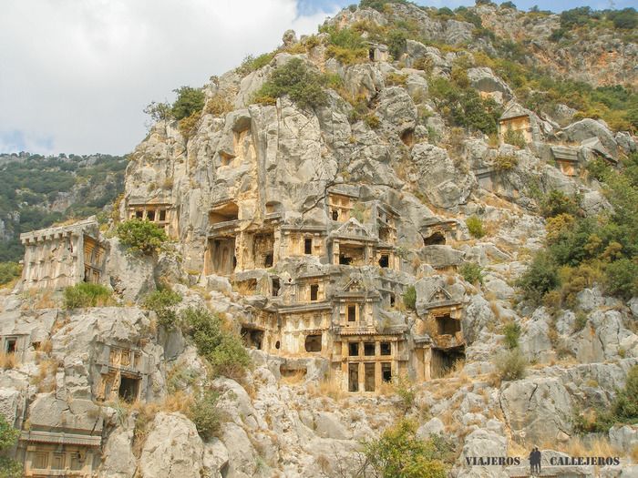 Tumbas Licias de Myra, otro de los lugares que ver en Turquía