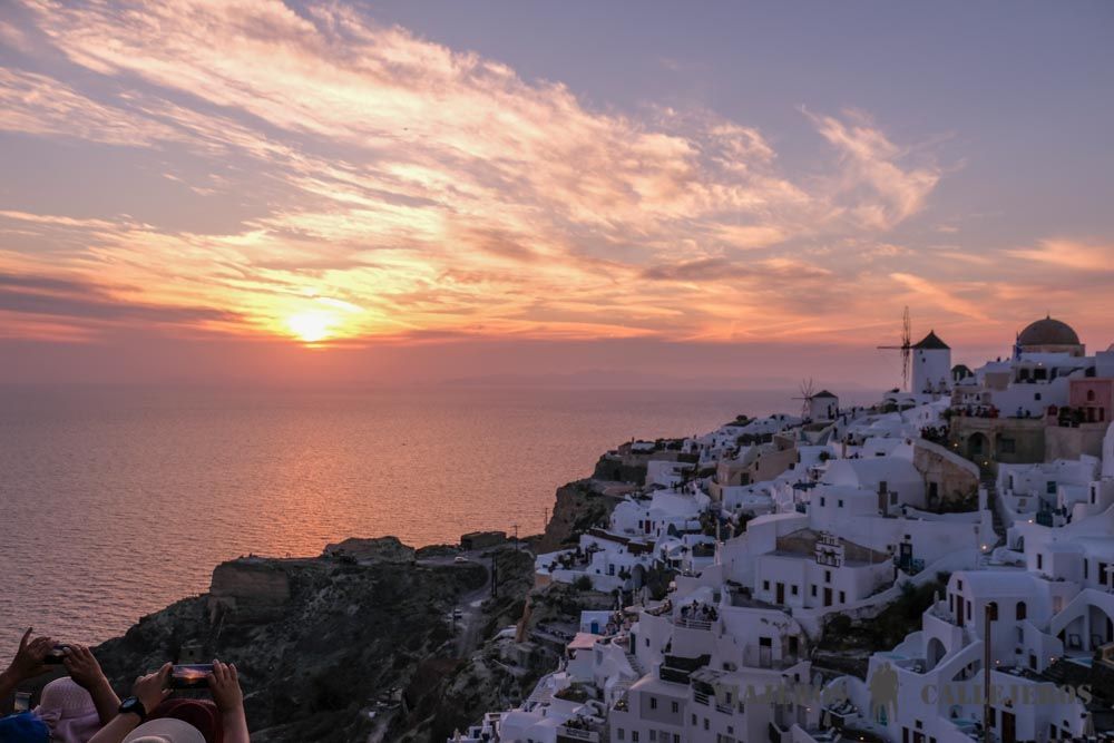 Atardecer de Oía
