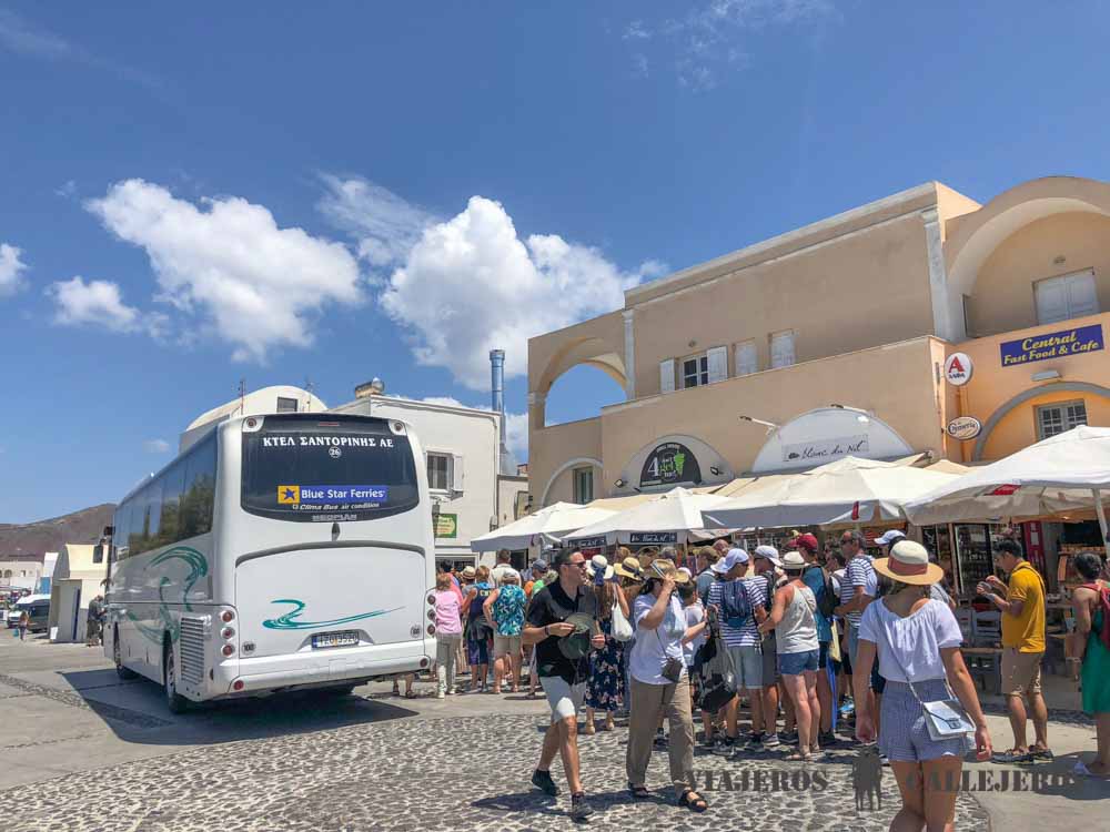 Autobús de Santorini