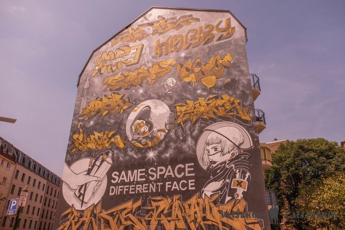 Graffitis de Dresde