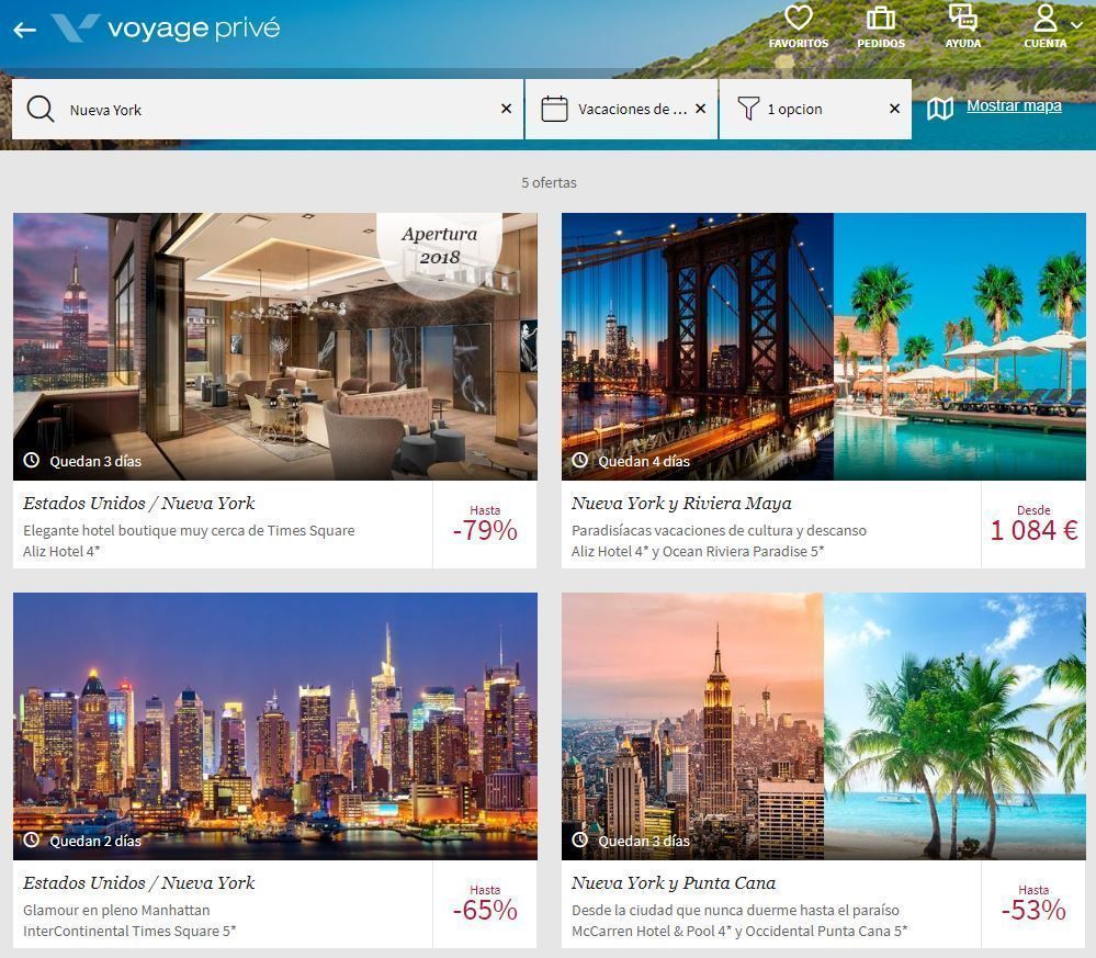 Nueva York con Voyage Prive