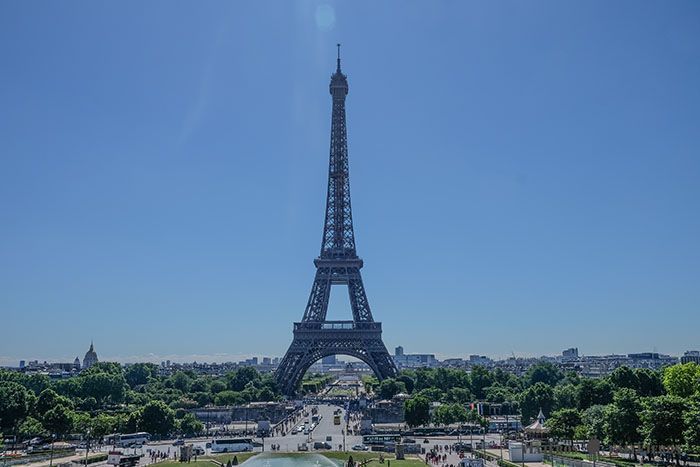 La Torre Eiffel desde Trocadero
