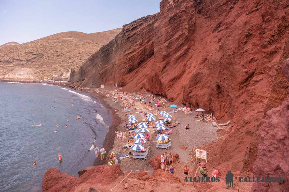 Red Beach Santorini