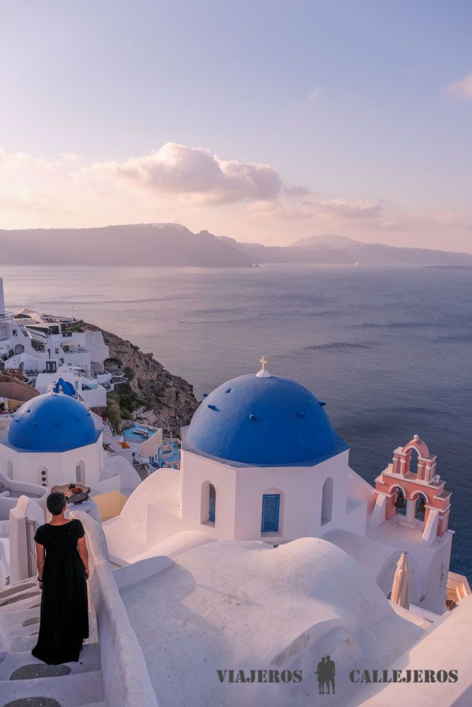 Cúpulas de Oía en Santorini