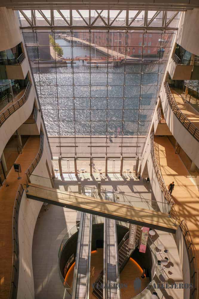 Interior de la Biblioteca Real de Dinamarca