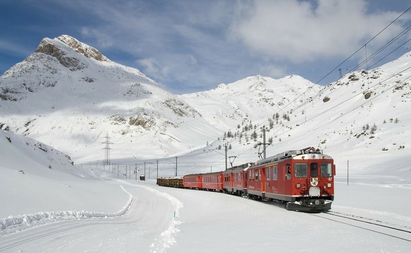 Coger el Bernina Express en el Milán en tres días