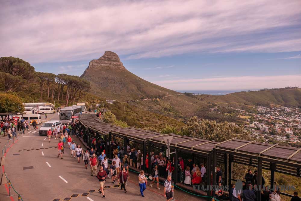 Cola en Table Mountain