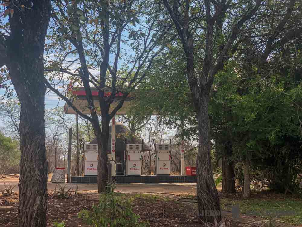 Gasolinera en el Kruger