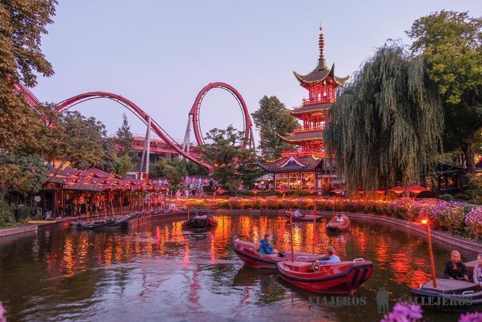 Jardines Tivoli, uno de los lugares que visitar en Copenhague