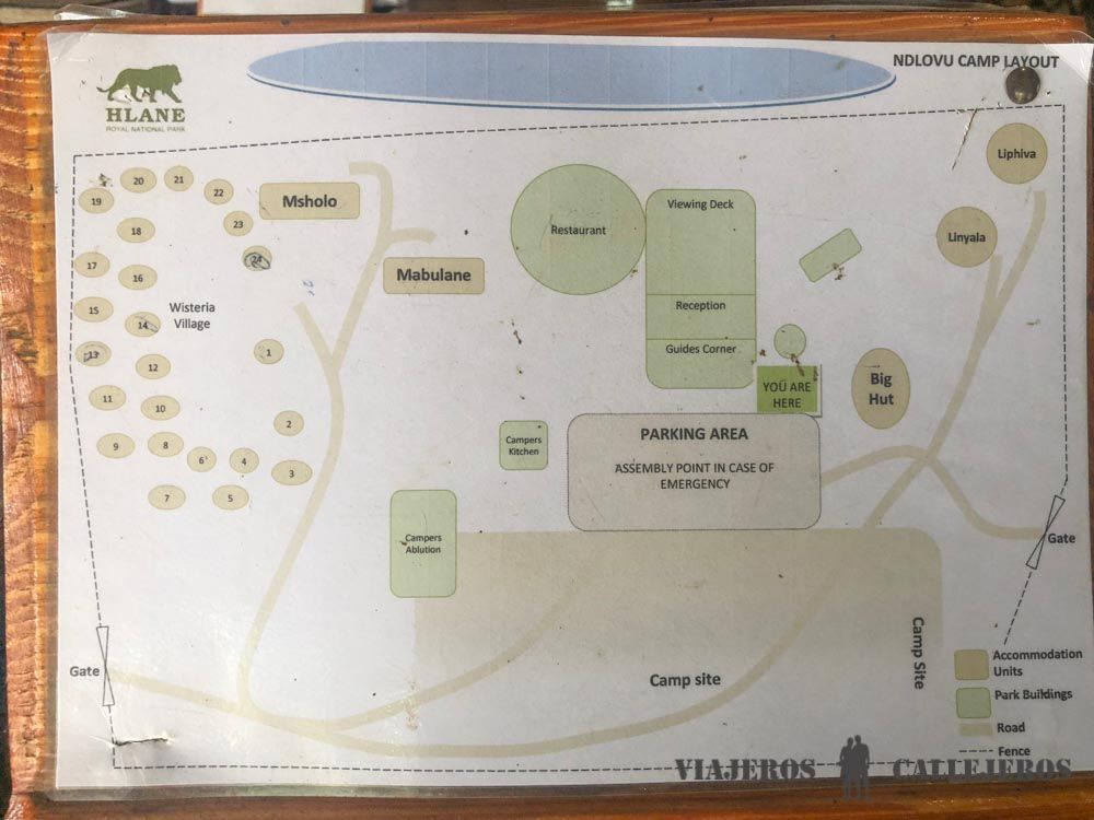 Mapa Ndolovu Camp