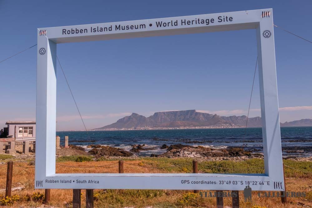 Parada técnica en Robben Island