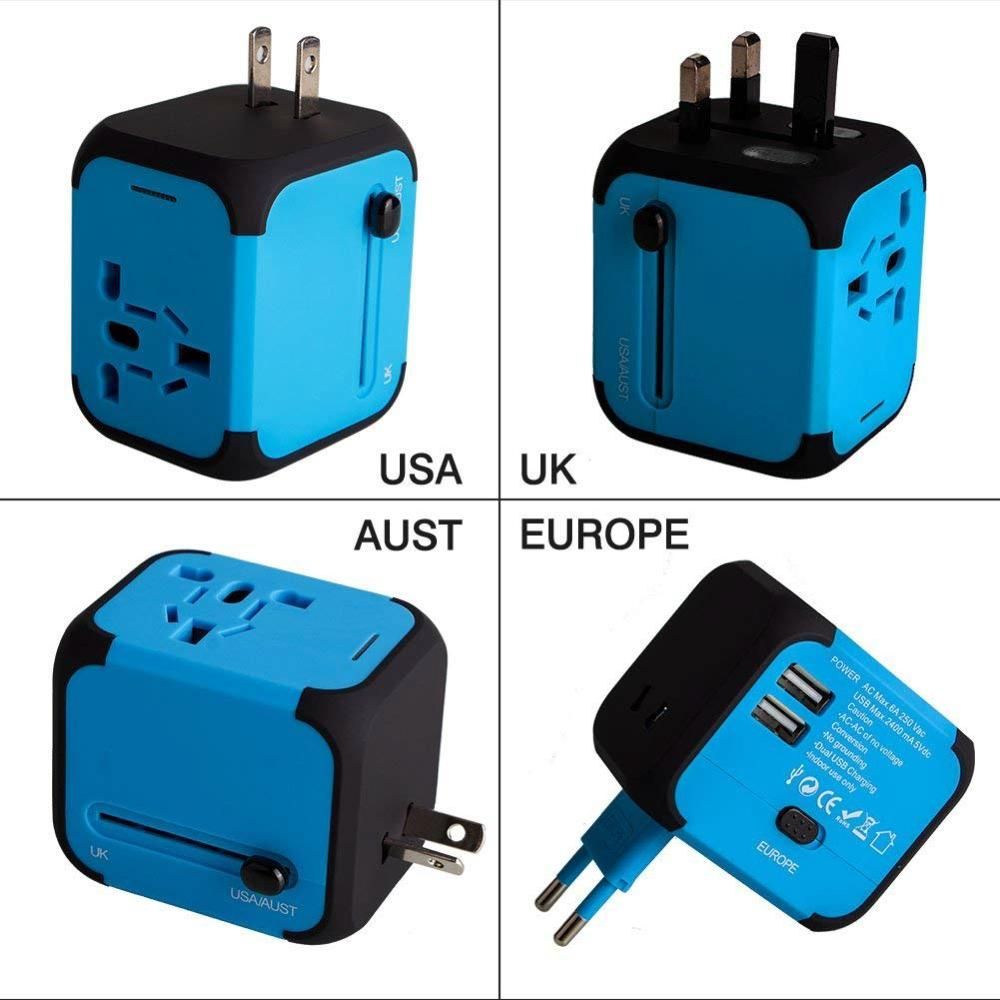 Adaptador de enchufes, un imprescindible para un viajero