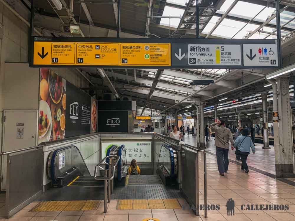 Metro en Tokio. Transporte en Japón