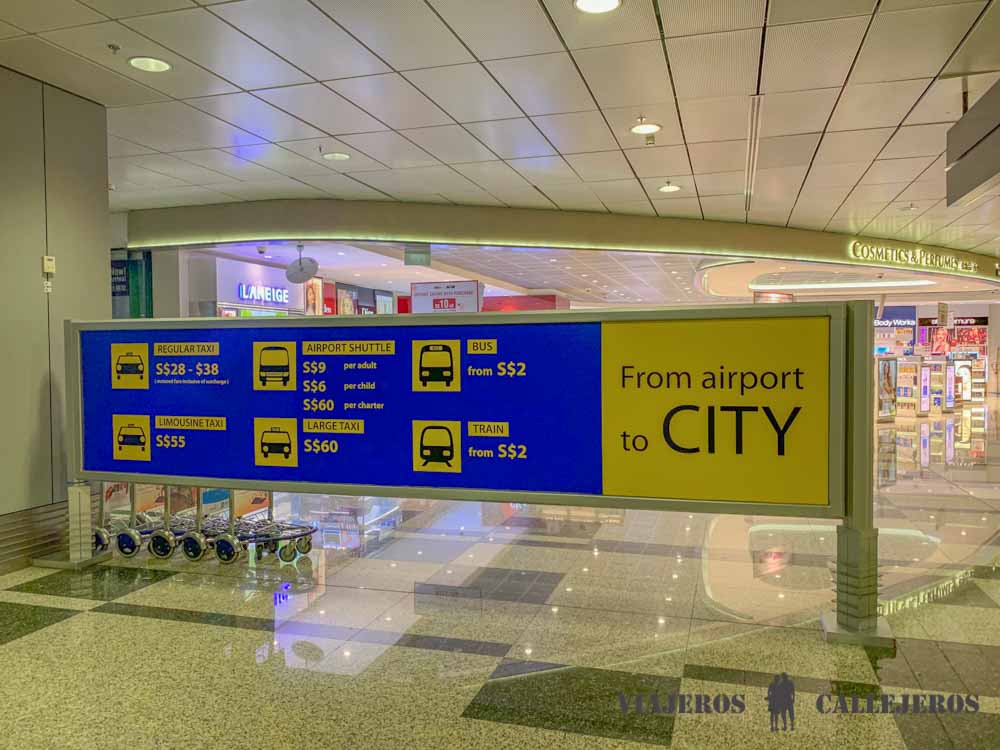 Cómo ir del aeropuerto a Singapur